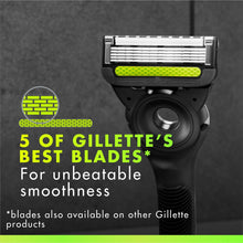 Razor blade refill cartridge with graphic text for smooth shaving