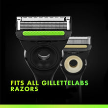 Gillette Labs razor blade cartridge refill fit on razor heads with green strip