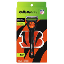 Bengals licensed Gillette Labs men’s razor cartridge set in retail package