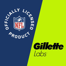 NFL officially licensed product badge with Gillette Labs branding