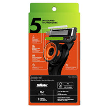 Gillette razor handle with blade refill in Bengals licensed pack