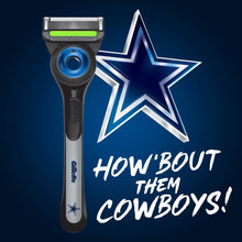 Gillette Labs razor handle with blue star graphic