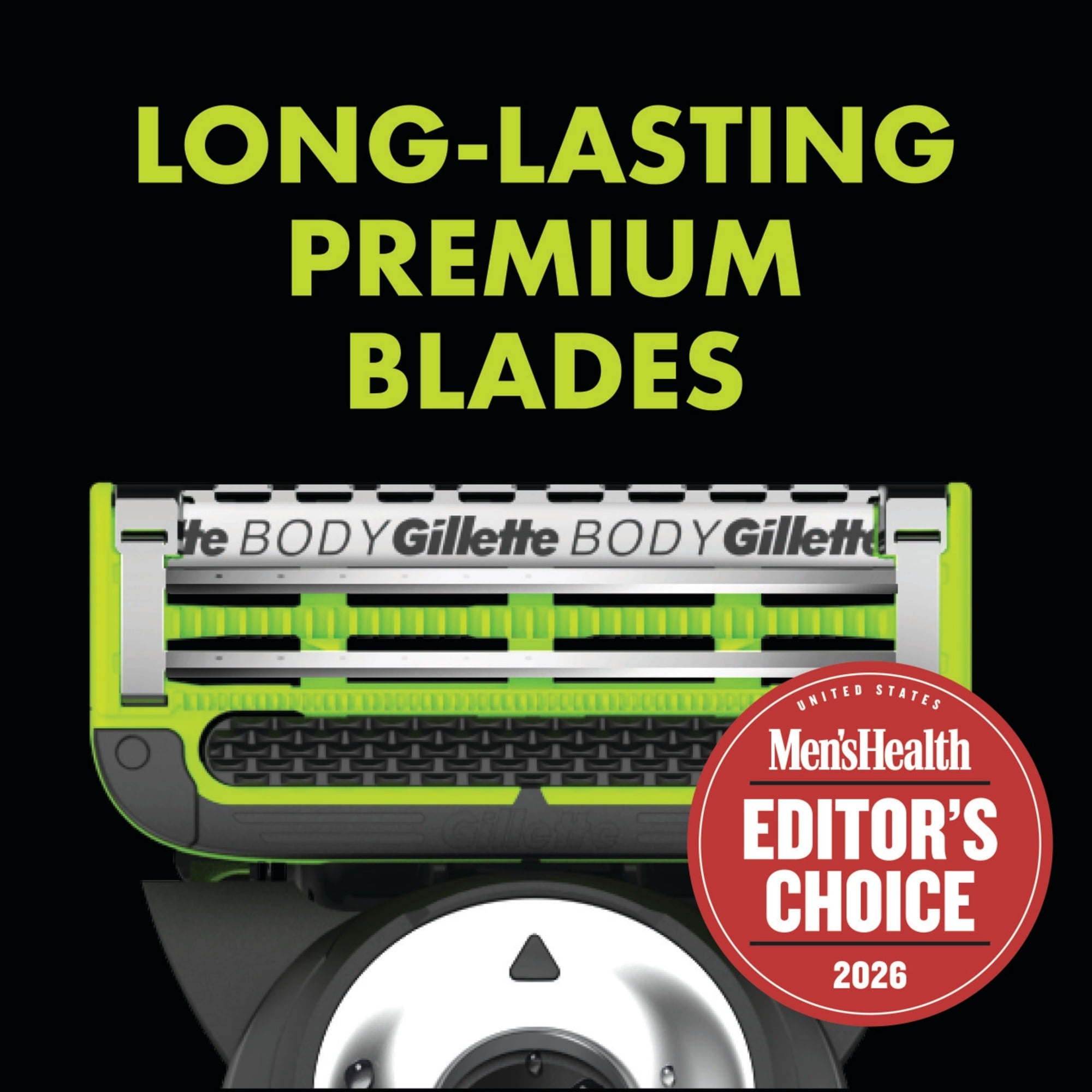 Gillette Labs Razor Blade Refills for Body & Intimate, 3 Count