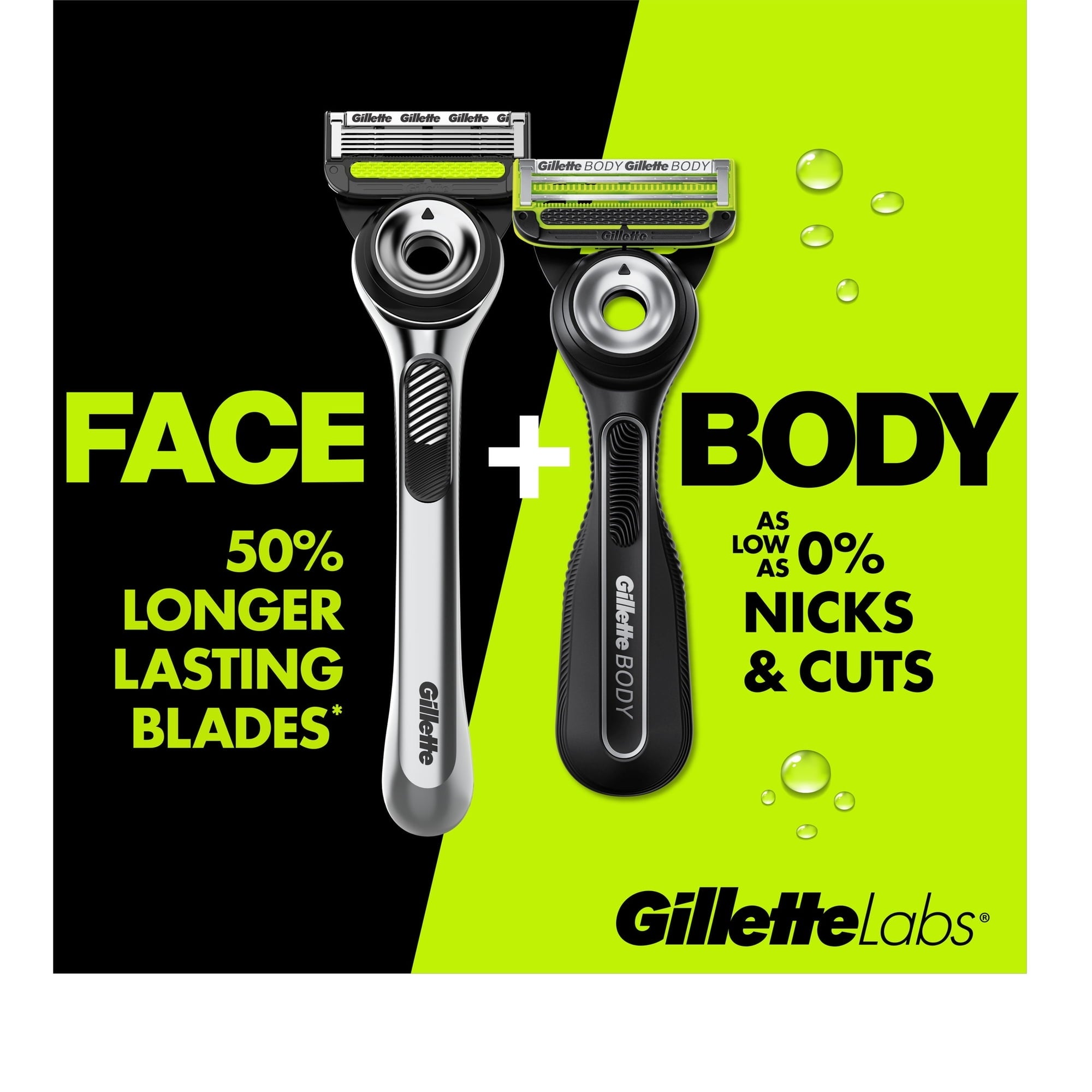 Gillette Labs Razor Blade Refills for Body & Intimate, 3 Count