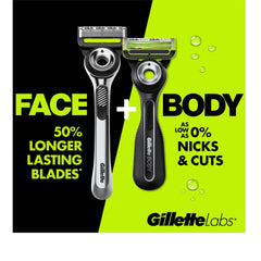 Gillette Labs Razor Blade Refills for Body & Intimate, 3 Count