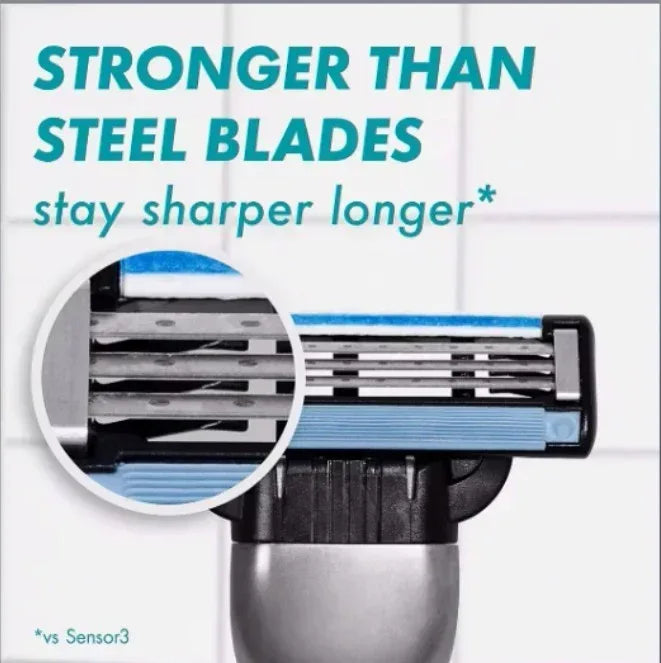 Gillette Mach3 Razor Blade Refills, Razor Cartridges, Razor Refills for Men, Lubrication Strip, 20 ct.