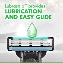 Disposable razor cartridge with lubricating strip for easy glide