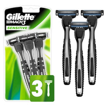 Gillette Mach3 Sensitive 3-blade disposable razor pack