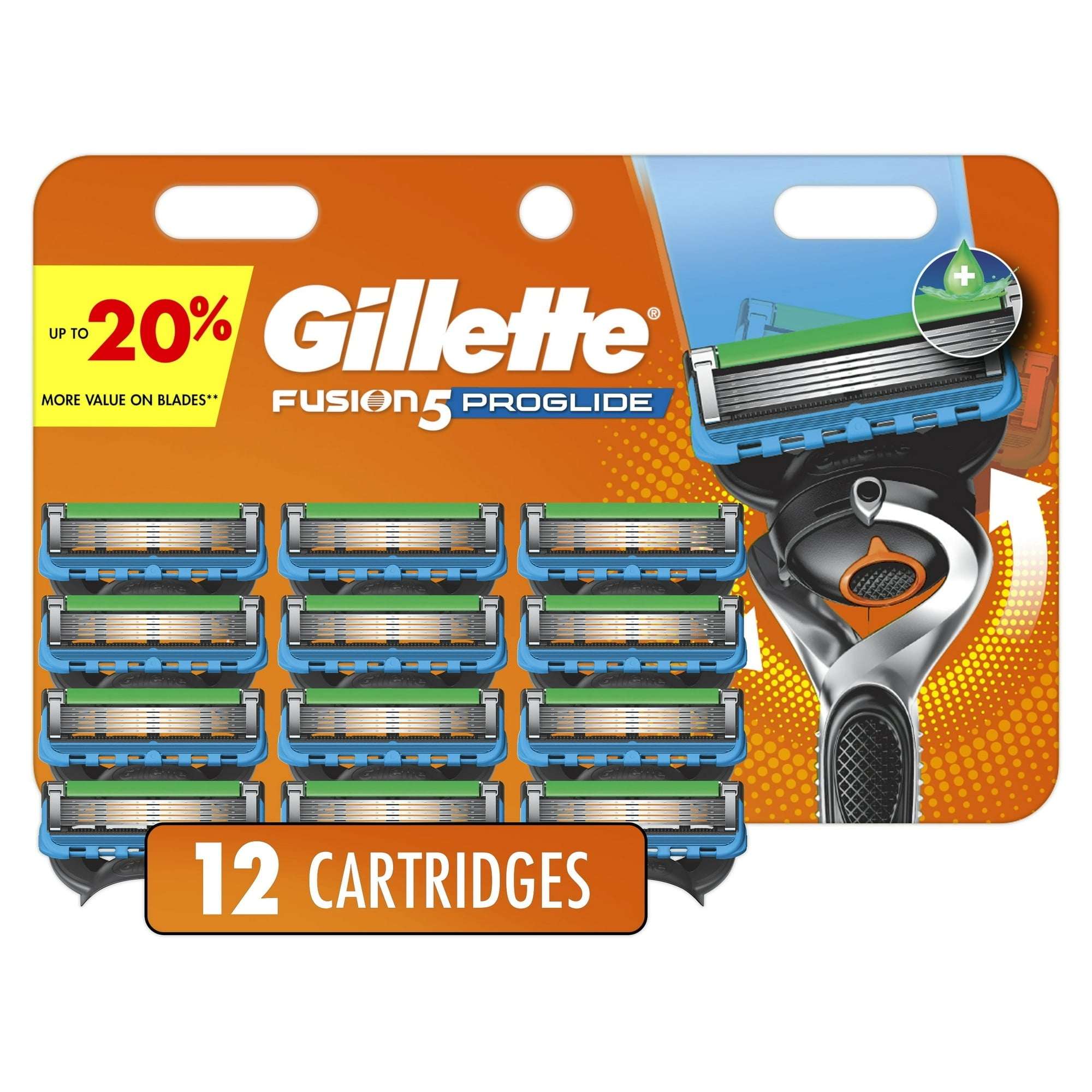 Gillette ProGlide Razor Bundle with 14 Blade Cartridge Refill