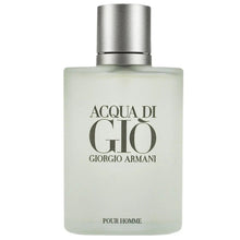 Acqua di Gio eau de toilette bottle with metallic cap