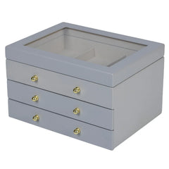 Glass Lift Top Jewelry Box - USA MEGA SHOP