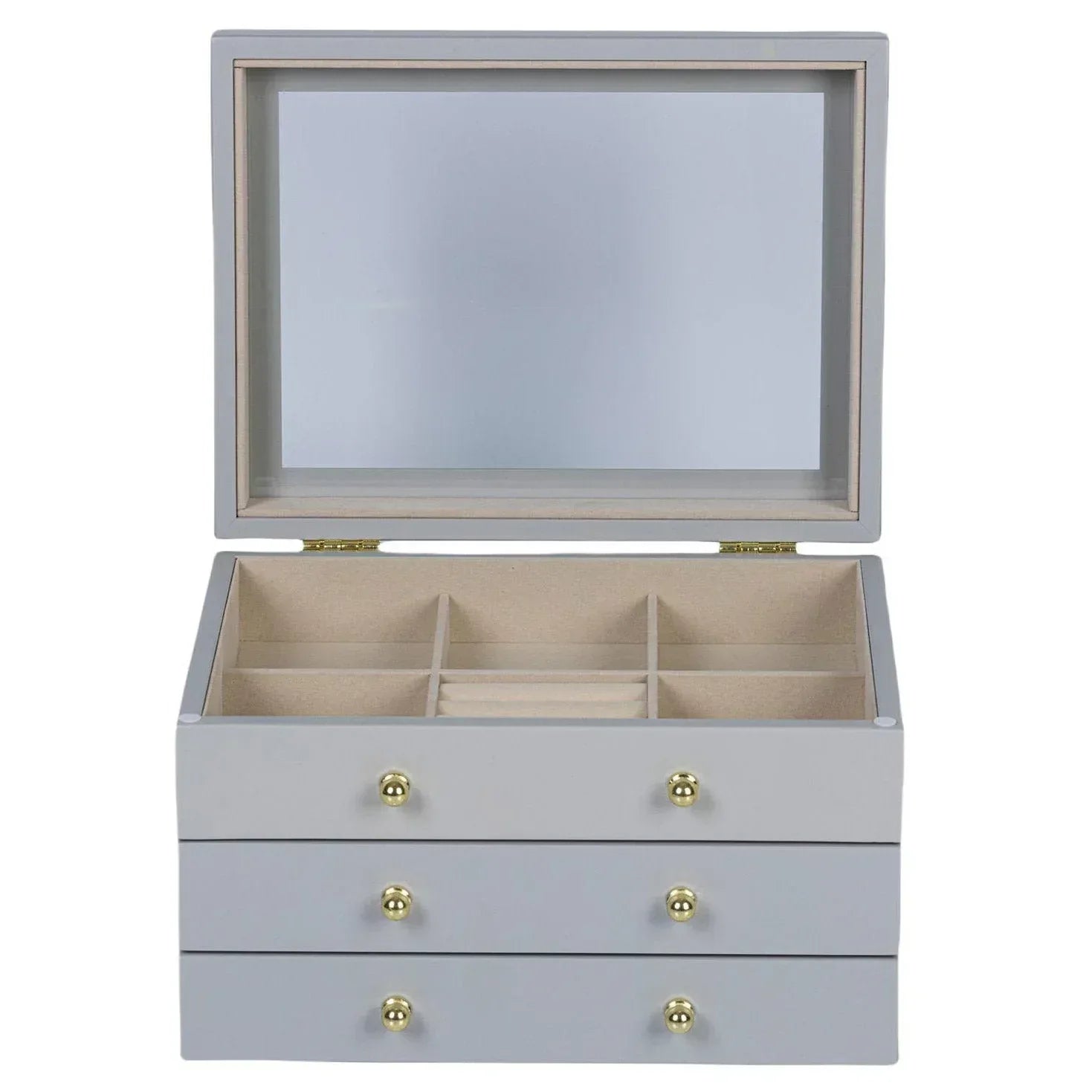 Glass Lift Top Jewelry Box - USA MEGA SHOP