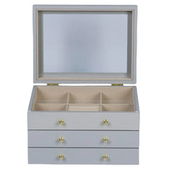 Glass Lift Top Jewelry Box - USA MEGA SHOP