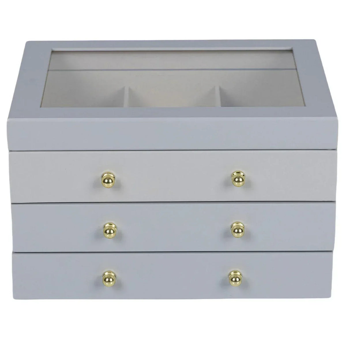 Glass Lift Top Jewelry Box - USA MEGA SHOP