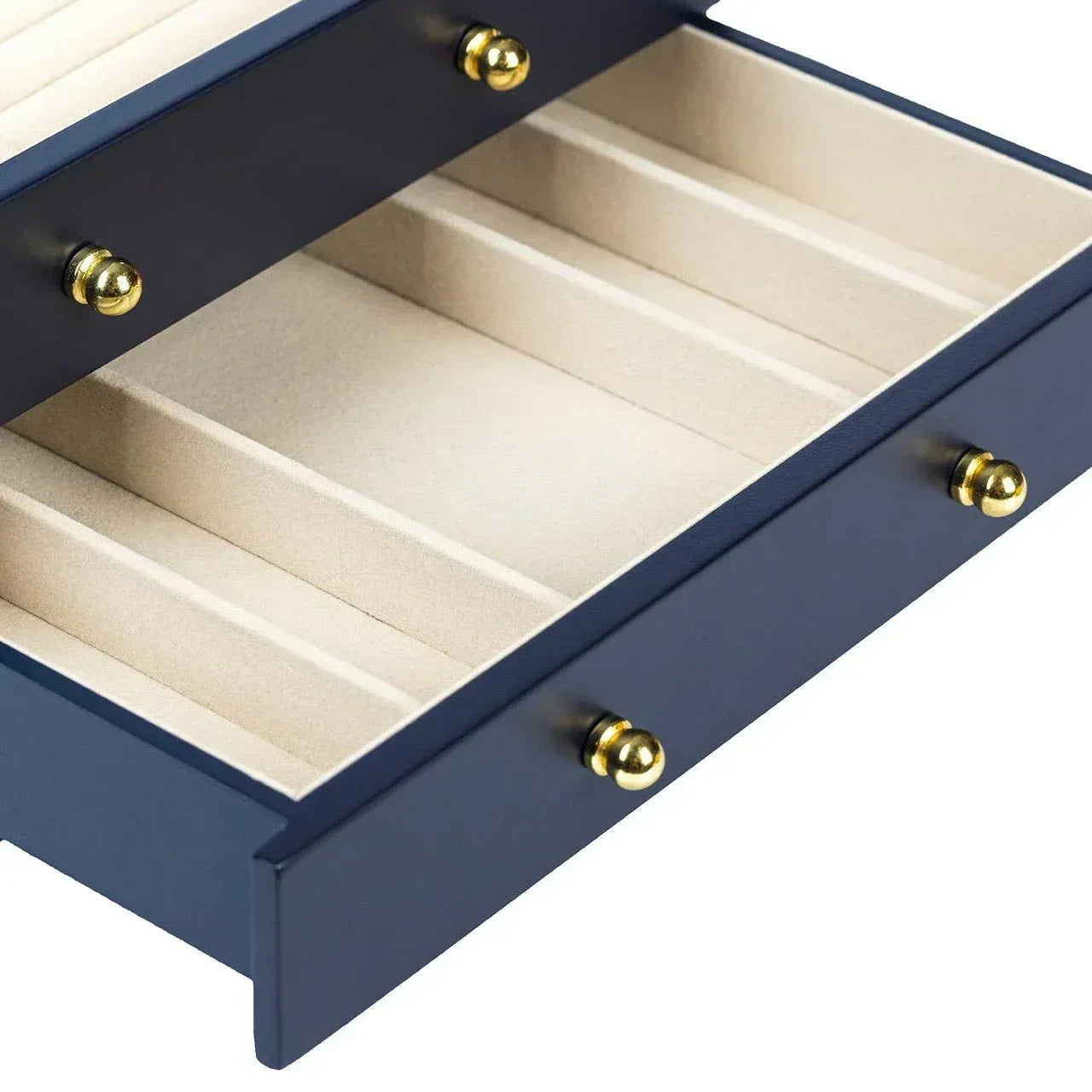 Glass Lift Top Jewelry Box