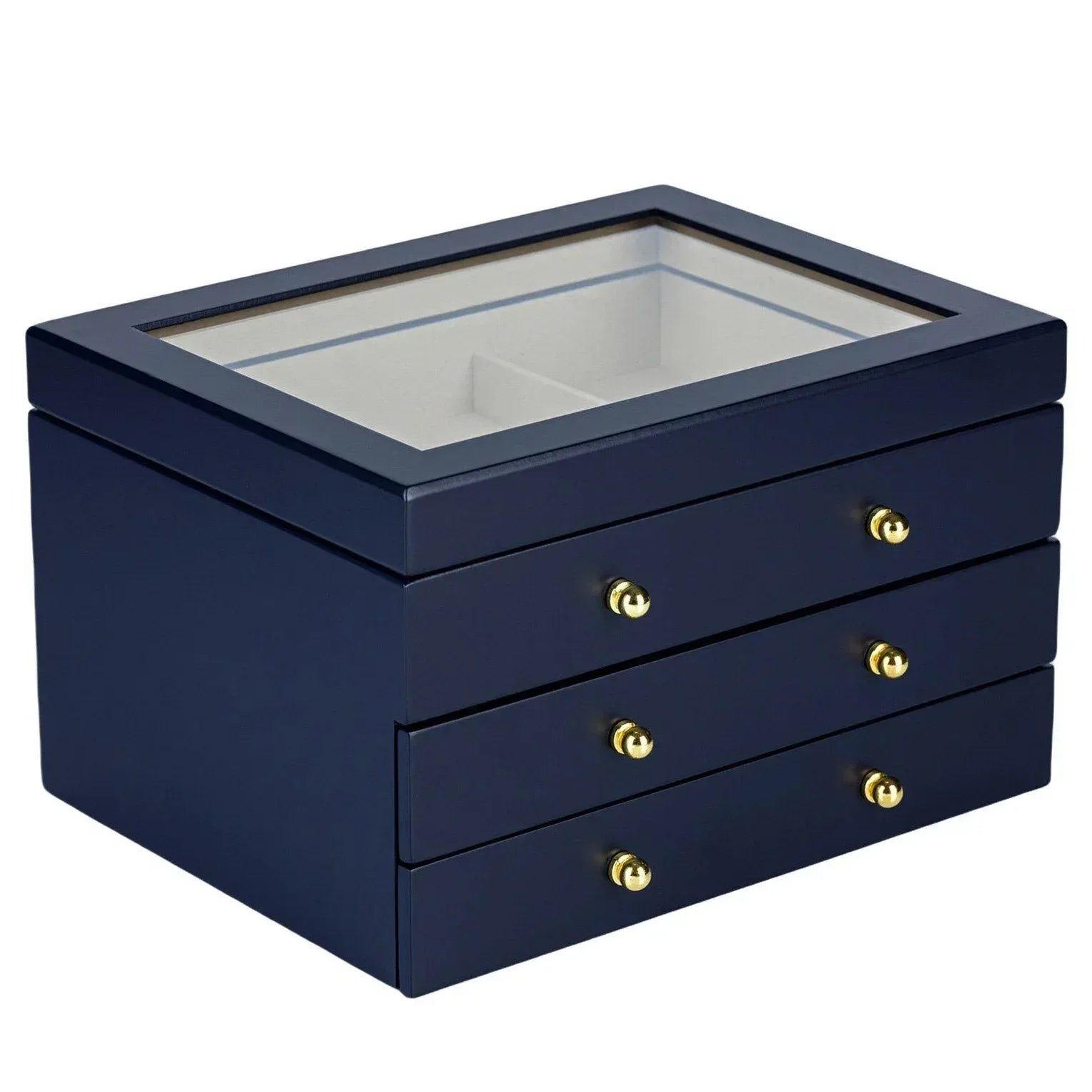 Glass Lift Top Jewelry Box - USA MEGA SHOP