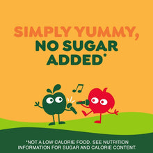 GoGo SqueeZ fruit & veggie pouches with 'Simply Yummy, No Sugar Added' text