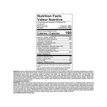 Nutrition facts label for chocolate gift box