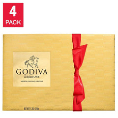 Godiva Goldmark Assorted Chocolate Gift Box, 4 Pack, 108 Total Pieces - USA MEGA SHOP