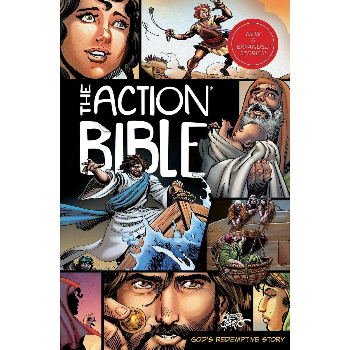 The Action Bible: God's Redemptive Story, Hardcover - USA MEGA SHOP