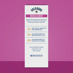 Gold Bond Age Renew Neck & Chest Firming Cream, 2 Oz, Hydrates, Renews, and Visibly Improves Firmness, Texture & Elasticity of Aging Skin, Non-Greasy, Dermatologist-Tested, Hypoallergenic, Unscented
