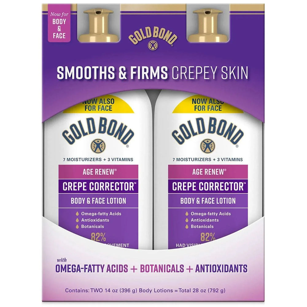 Gold Bond Age Renew Crepe Corrector Lotion, 14 oz., 2 pk. - USA MEGA SHOP