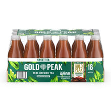 Sweet tea 18-bottle multipack with green branding band around the carton