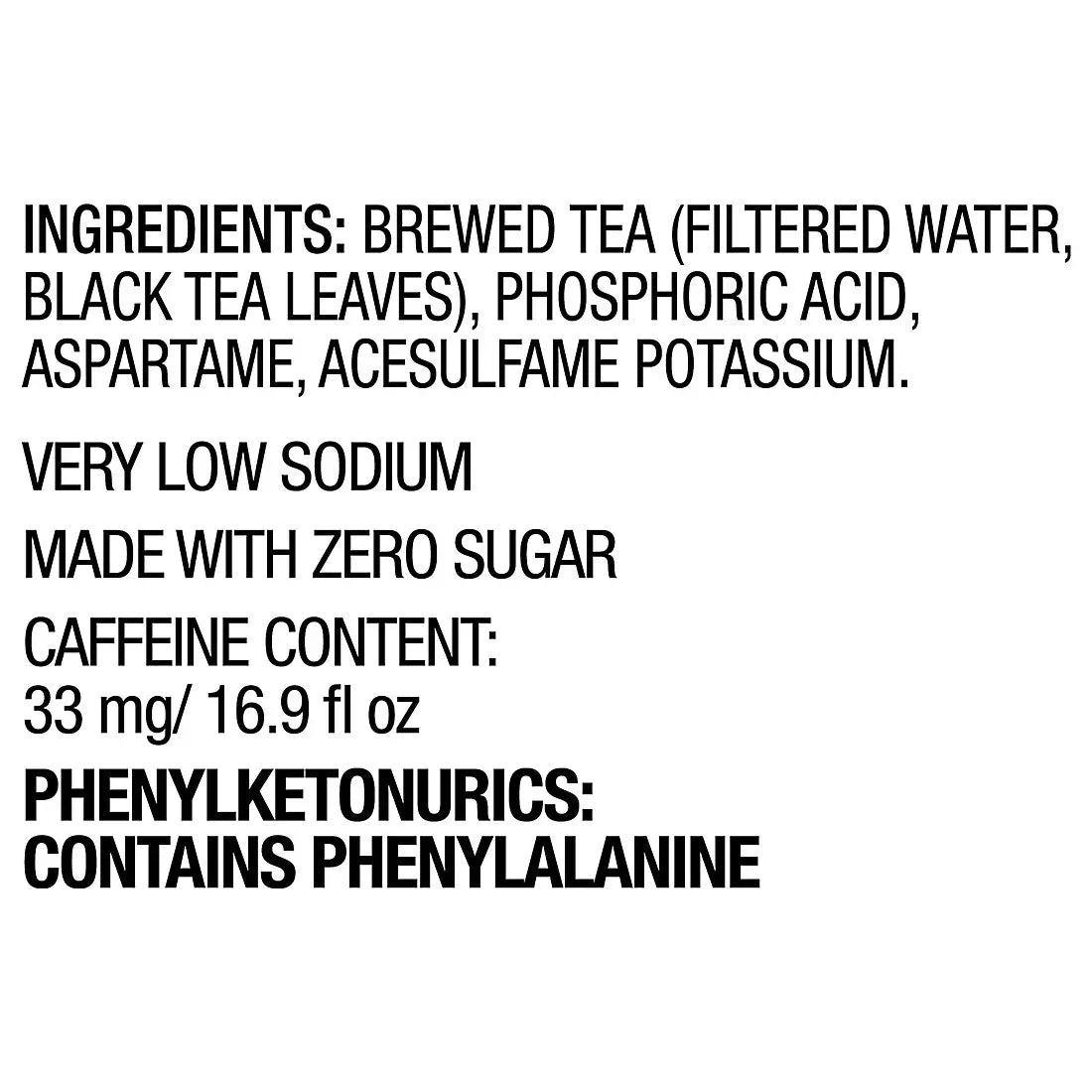 Gold Peak Sweetened Black Tea, 18 pk./16.9 oz.