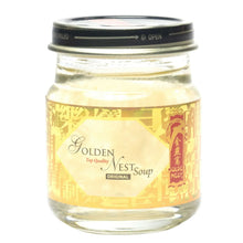 Bird nest soup original glass jar bottle with gold label