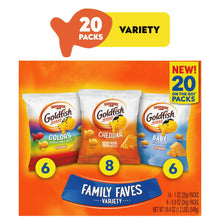 Snack variety box of baked crackers: Colors, Cheddar, and Baby Cheddar packs