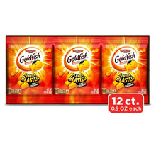 Goldfish Flavor Blasted snack multipack with three Xtra Cheddar cracker packs, 12 count