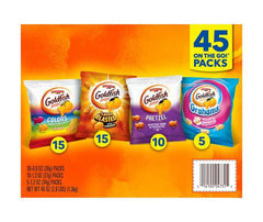 Pepperidge Farm Goldfish Crackers Variety Pack, Sweet & Savory, 45 ct