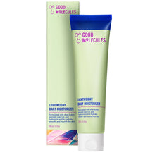 Lightweight daily moisturizer tubes, mint green and blue tops, 3.3 fl oz.