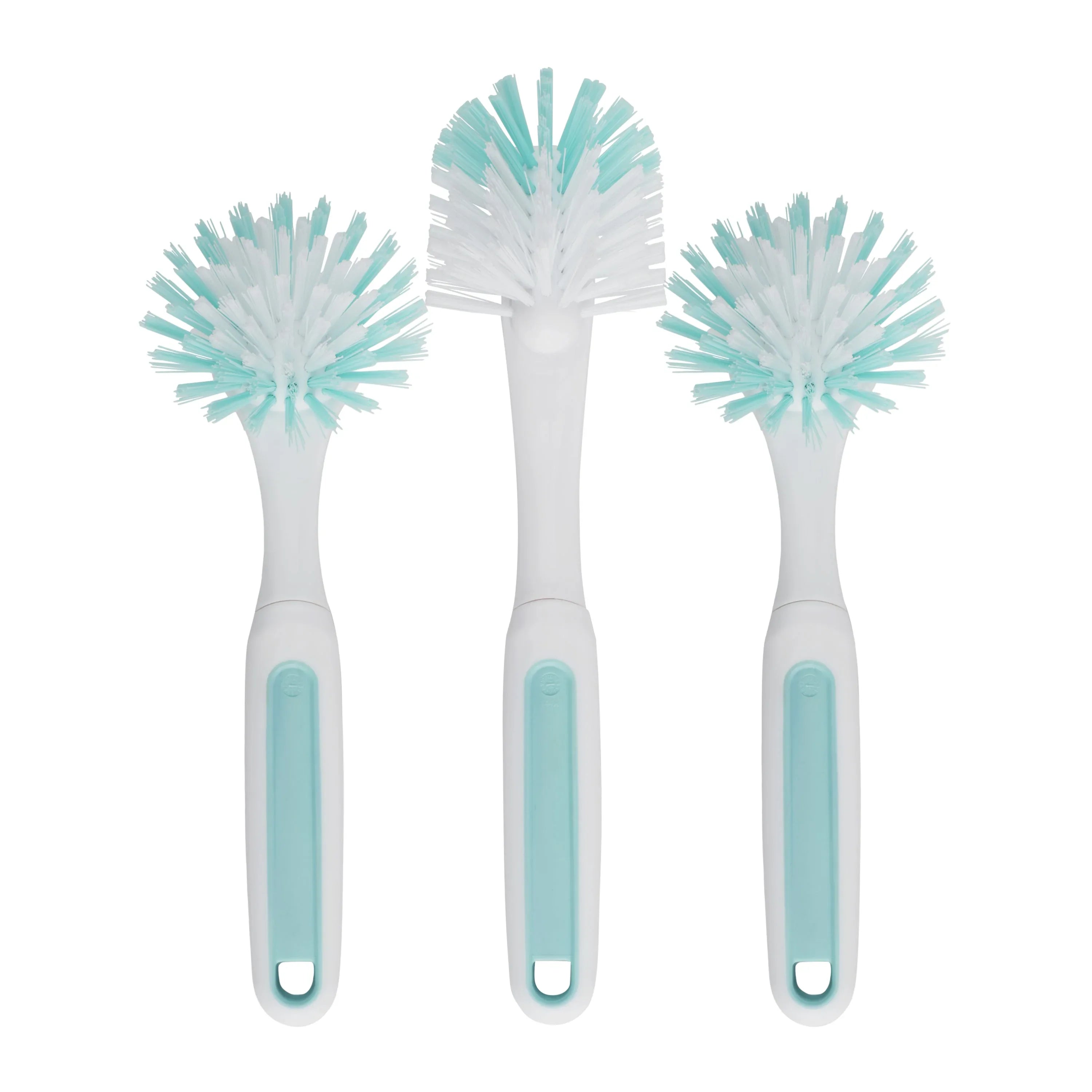 GoodCook PROfreshionals 3-Piece BPA-Free Kitchen Dish Brush Set, Teal - USA MEGA SHOP