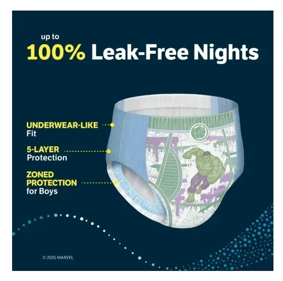 Goodnites Nighttime Bedwetting Underwear for Boys, S/M, 44 Ct