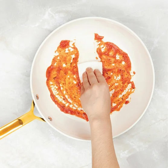 Gotham Steel Pro Hammered Ceramic Non-stick 3-piece Skillet Set