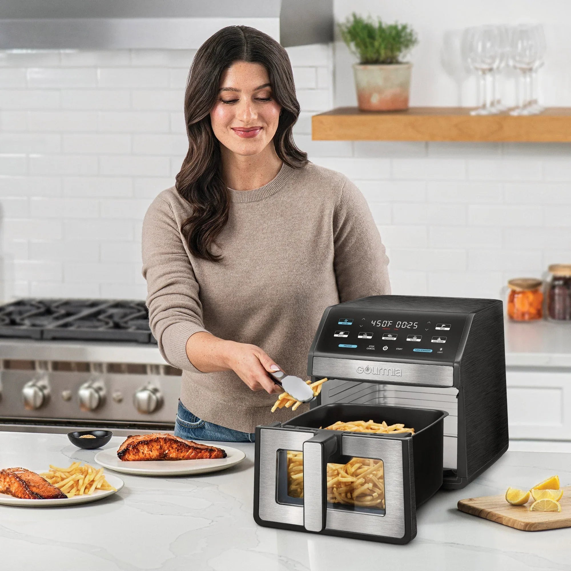 Gourmia 8-Quart Digital Air Fryer with Window & Light - USA MEGA SHOP