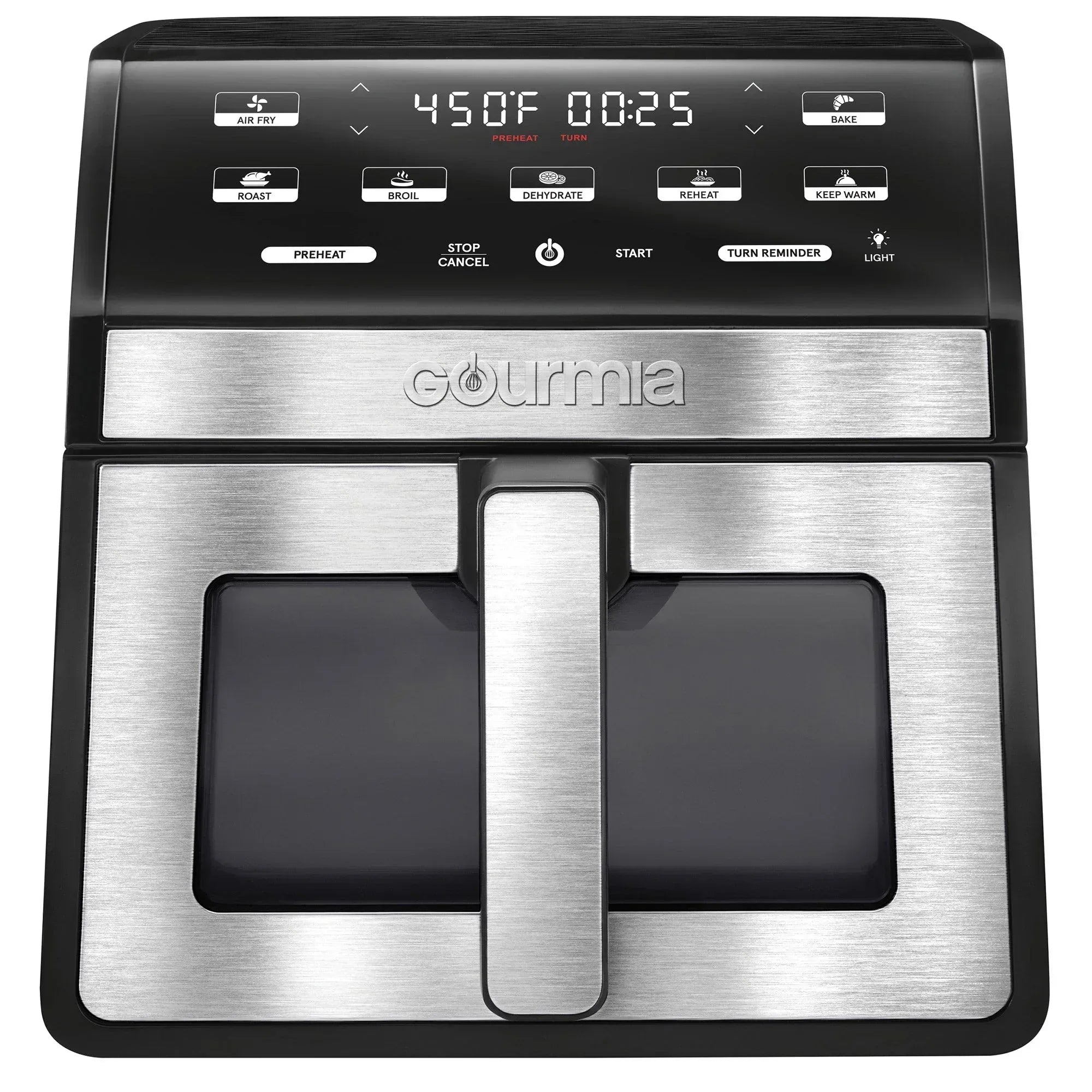 Gourmia 8-Quart Digital Air Fryer with Window & Light