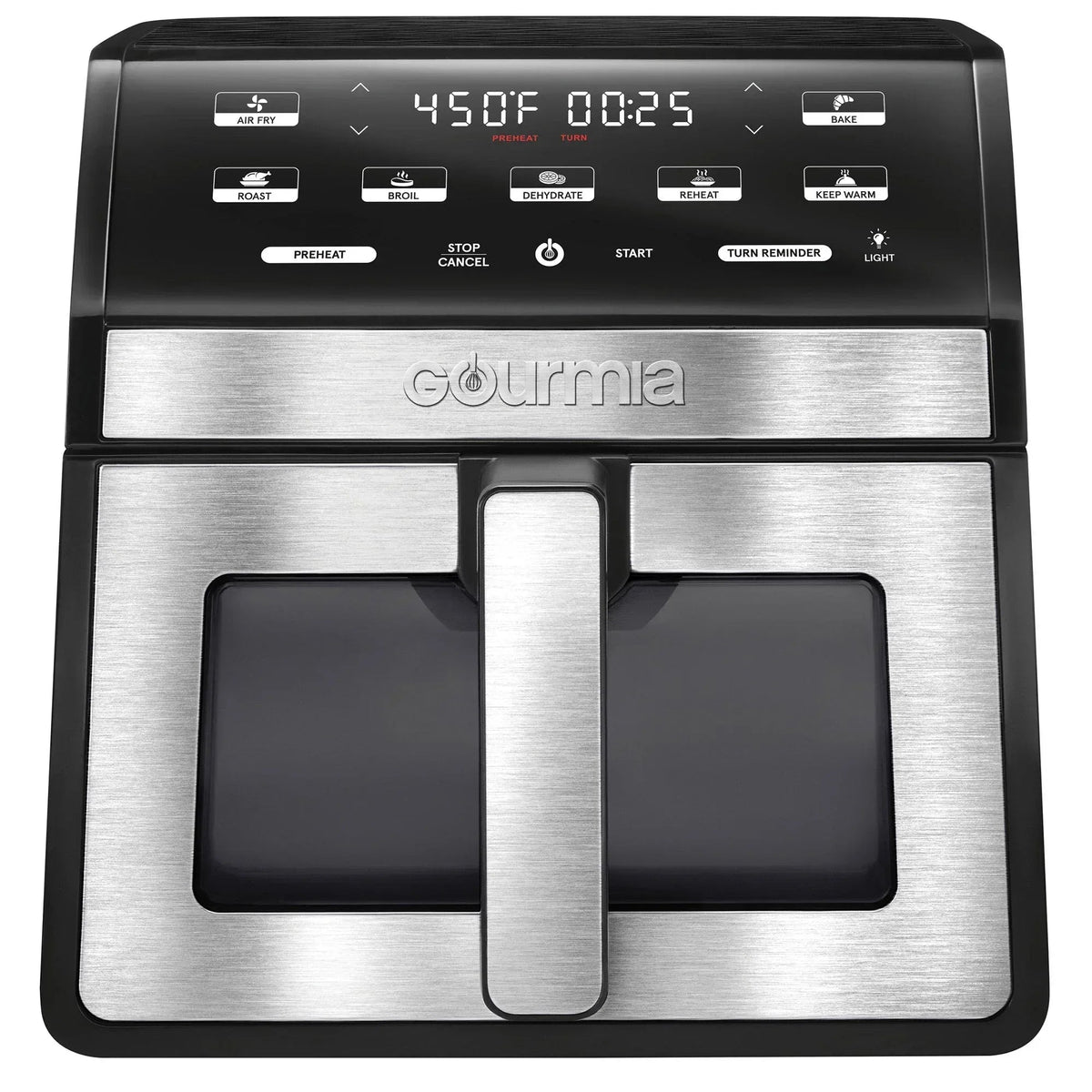 Gourmia 8-Quart Digital Air Fryer with Window & Light