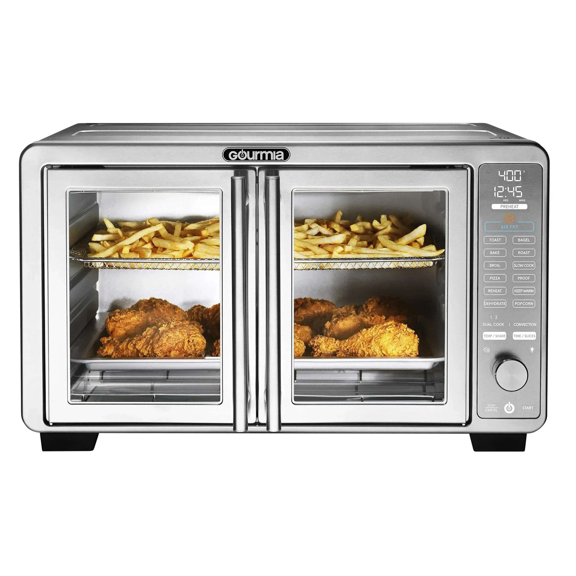 Gourmia XL 45 Quart Digital Countertop Oven with Air Fry and Temperature Probe