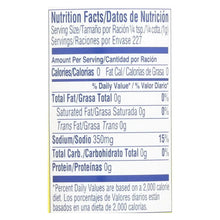 Nutrition Facts panel on Goya Adobo all-purpose seasoning