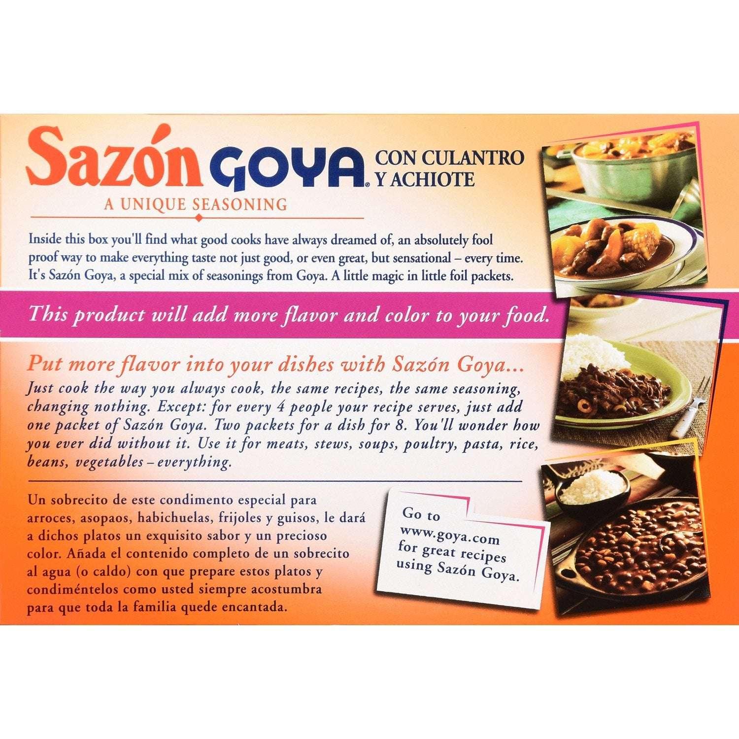 Goya Sazon 6.3 oz., 36 ct. - USA MEGA SHOP