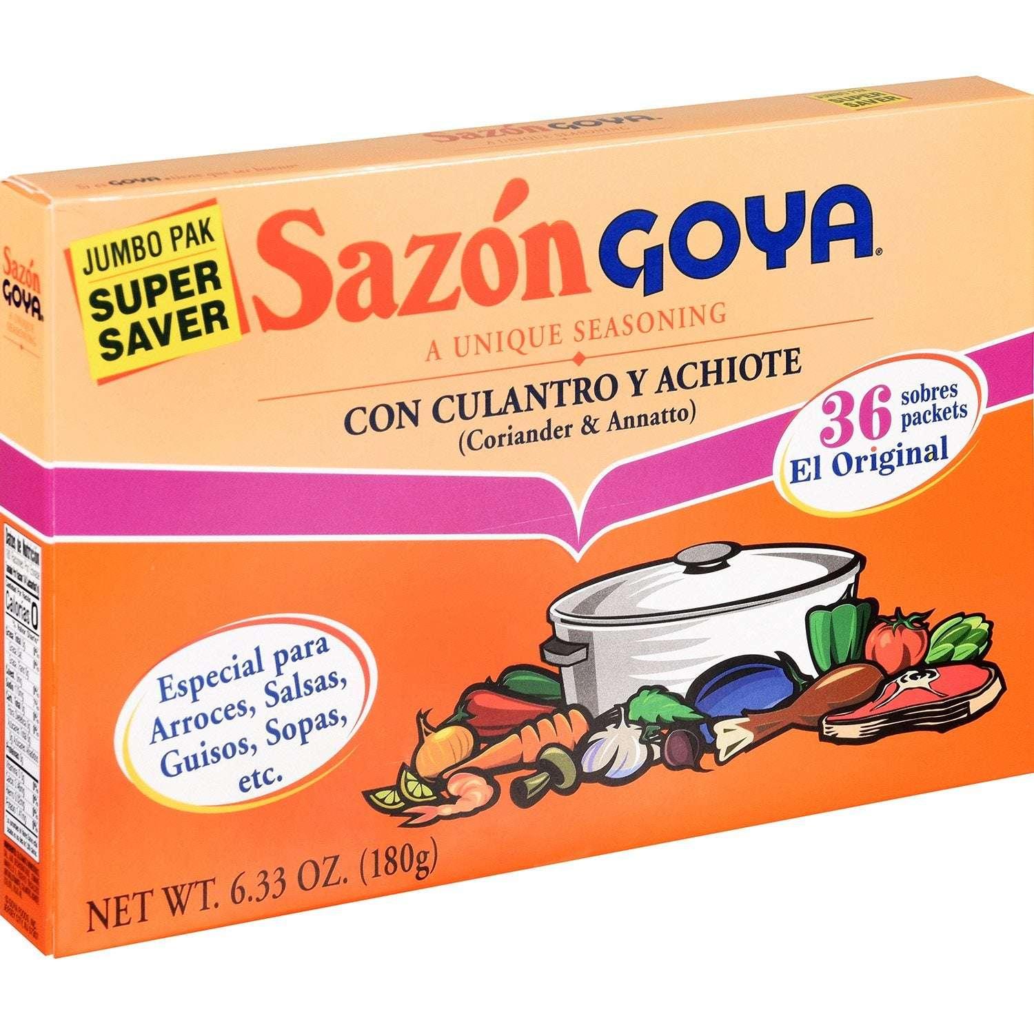 Goya Sazon 6.3 oz., 36 ct. - USA MEGA SHOP