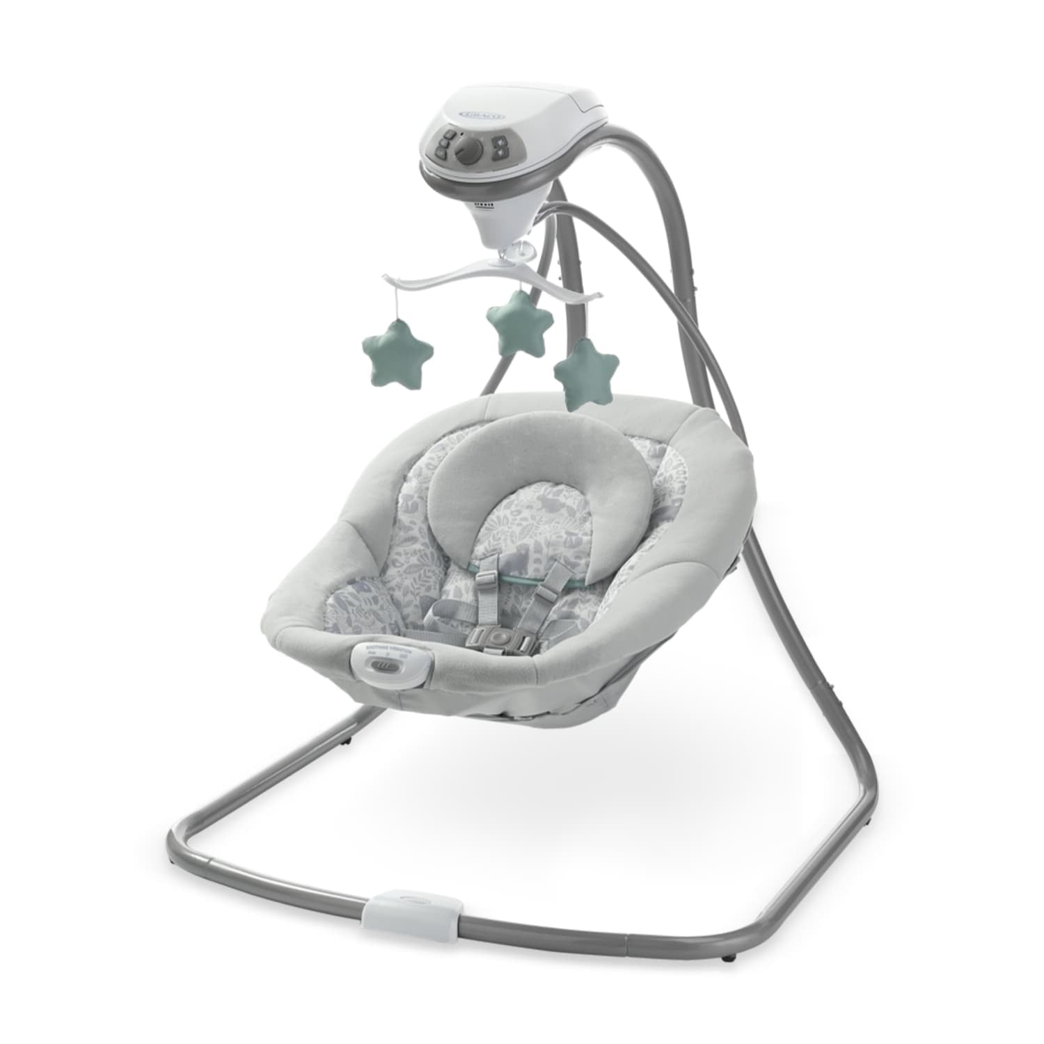 Graco Simple Sway Baby Swing with Plush Seat and Adjustable Speeds, Ivy