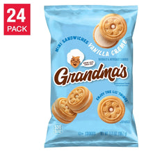 Grandma's Mini Sandwiches Cookies, Vanilla Creme, 3.71 oz, 24-count