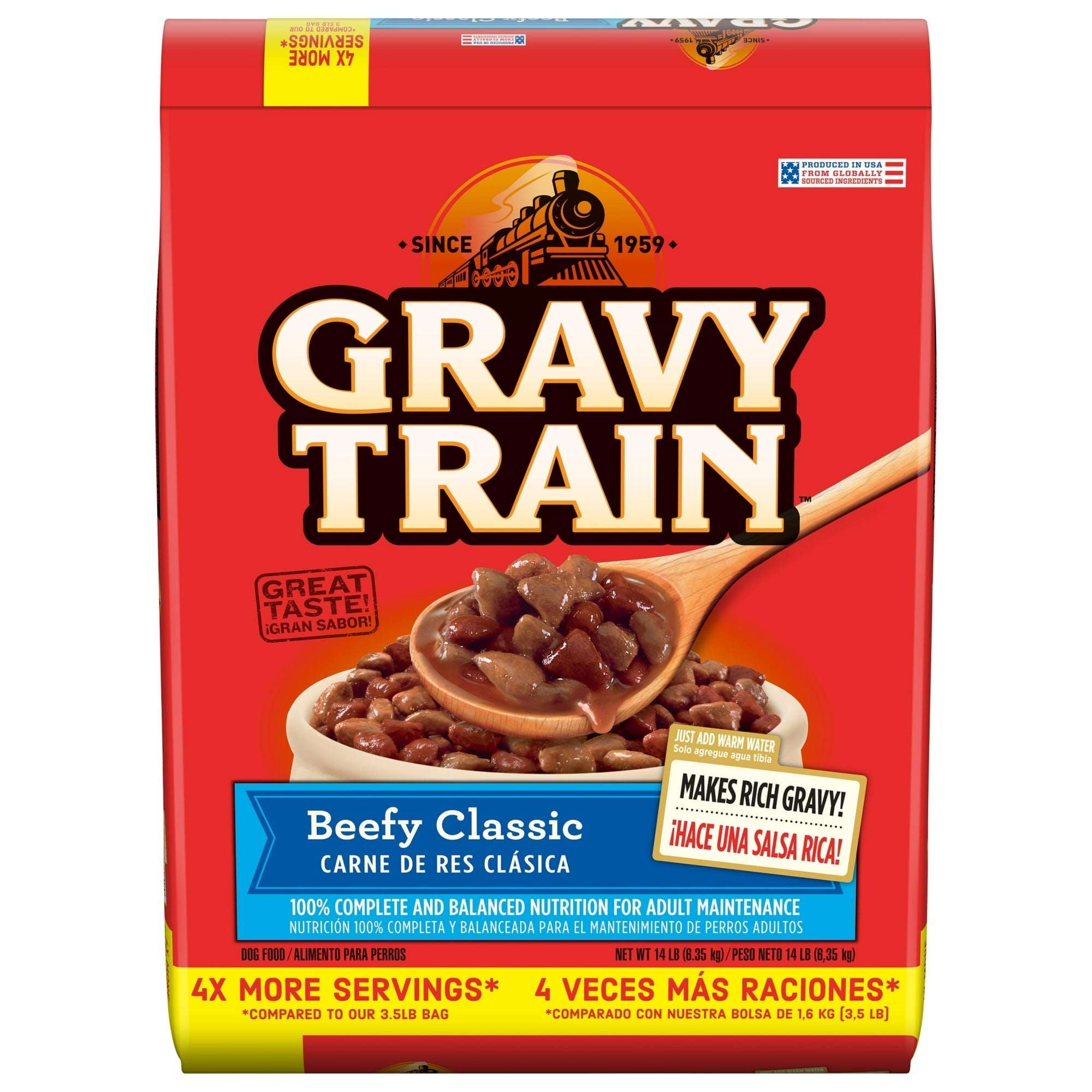 Gravy Train Beefy Classic Dry Dog Food, 13 lb. Bag