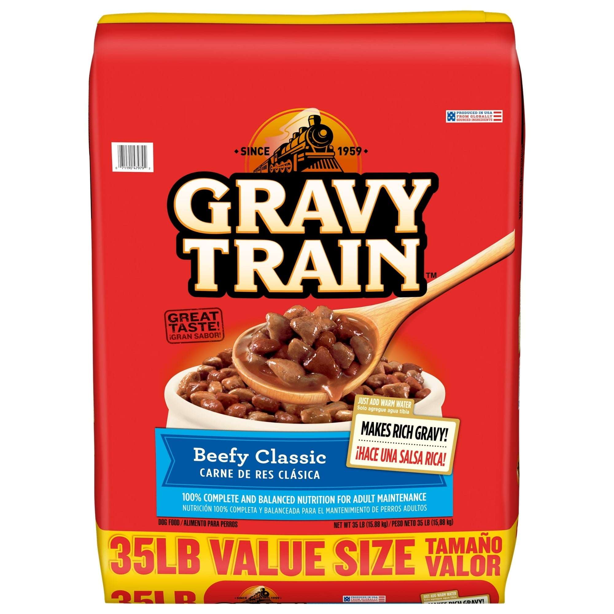 Gravy Train Beefy Classic Dry Dog Food, 13 lb. Bag