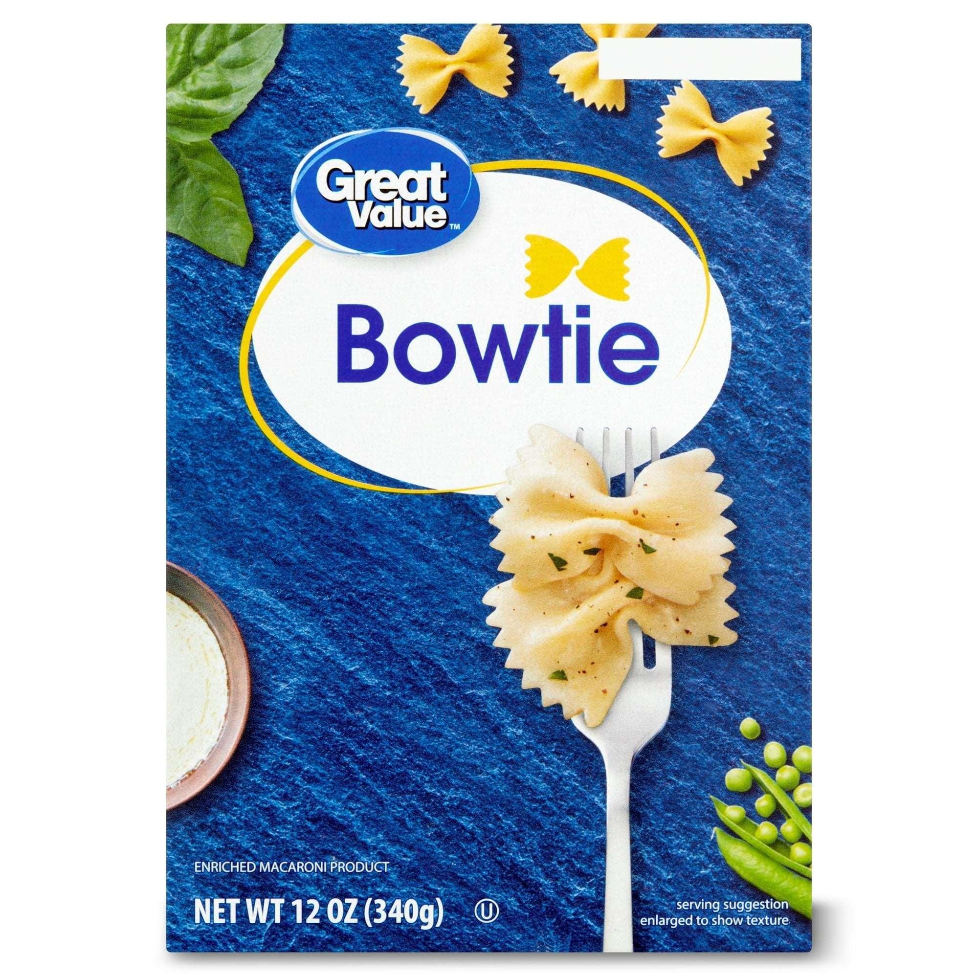 Great Value Bowties, 12 oz - USA MEGA SHOP