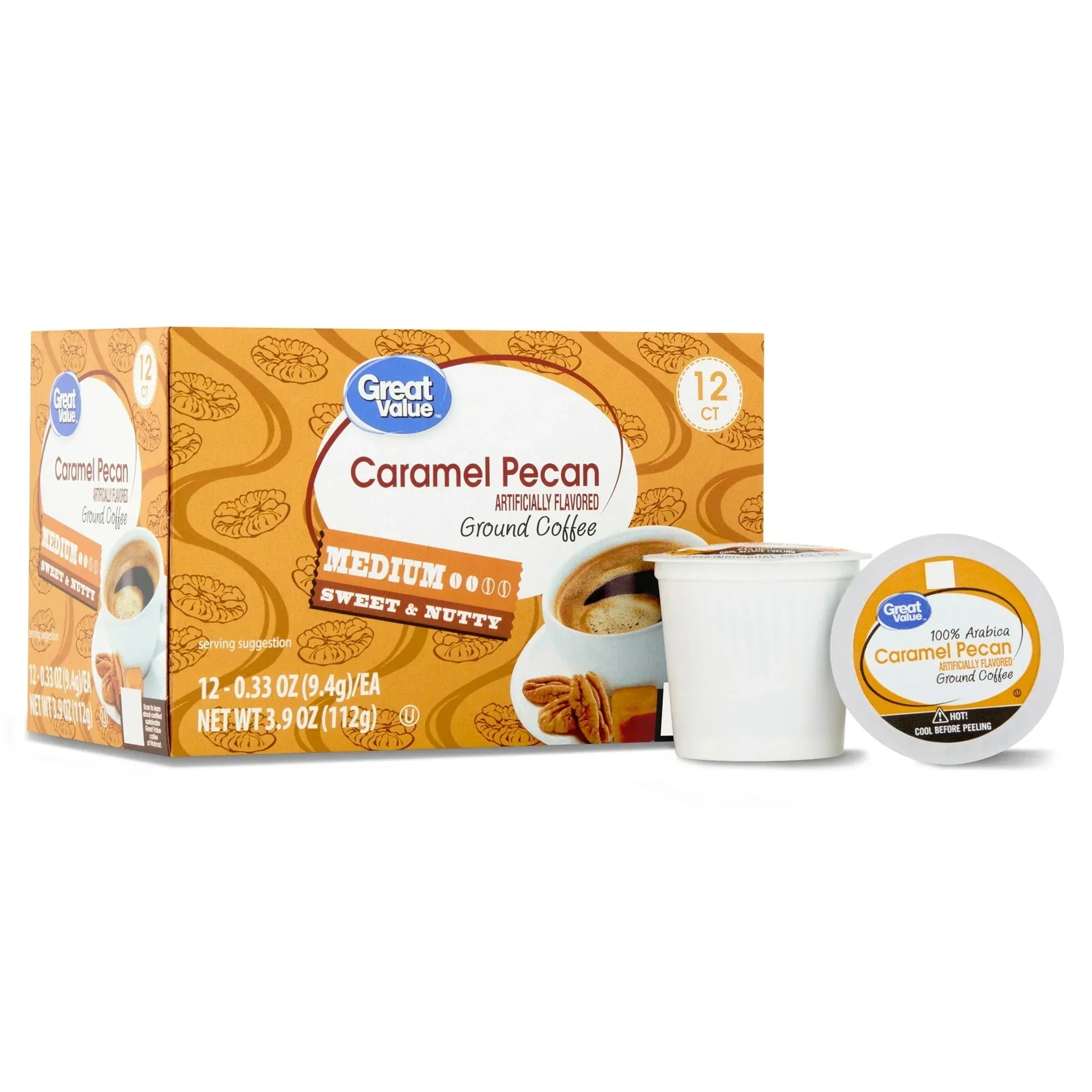 Great Value Blueberry Coffee Pods, 12 Count