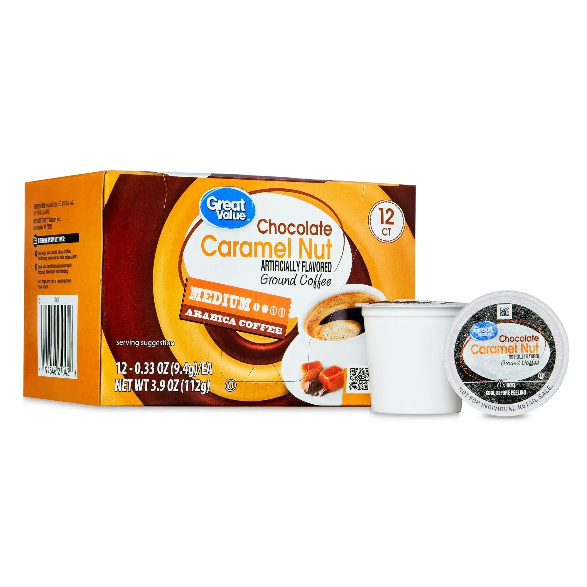 Great Value Blueberry Coffee Pods, 12 Count